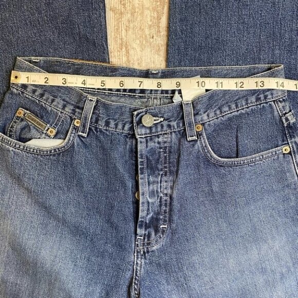 Vintage Calvin Klein Wide Leg Button Fly Jeans - Picture 6 of 11